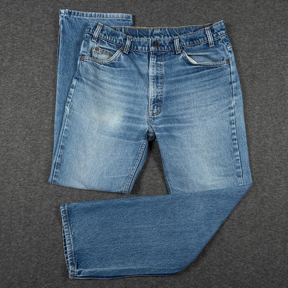 Levi's Other - Vintage Levis 517 Jeans Mens 36x30 Orange Tab Made USA Blue Distressed Denim